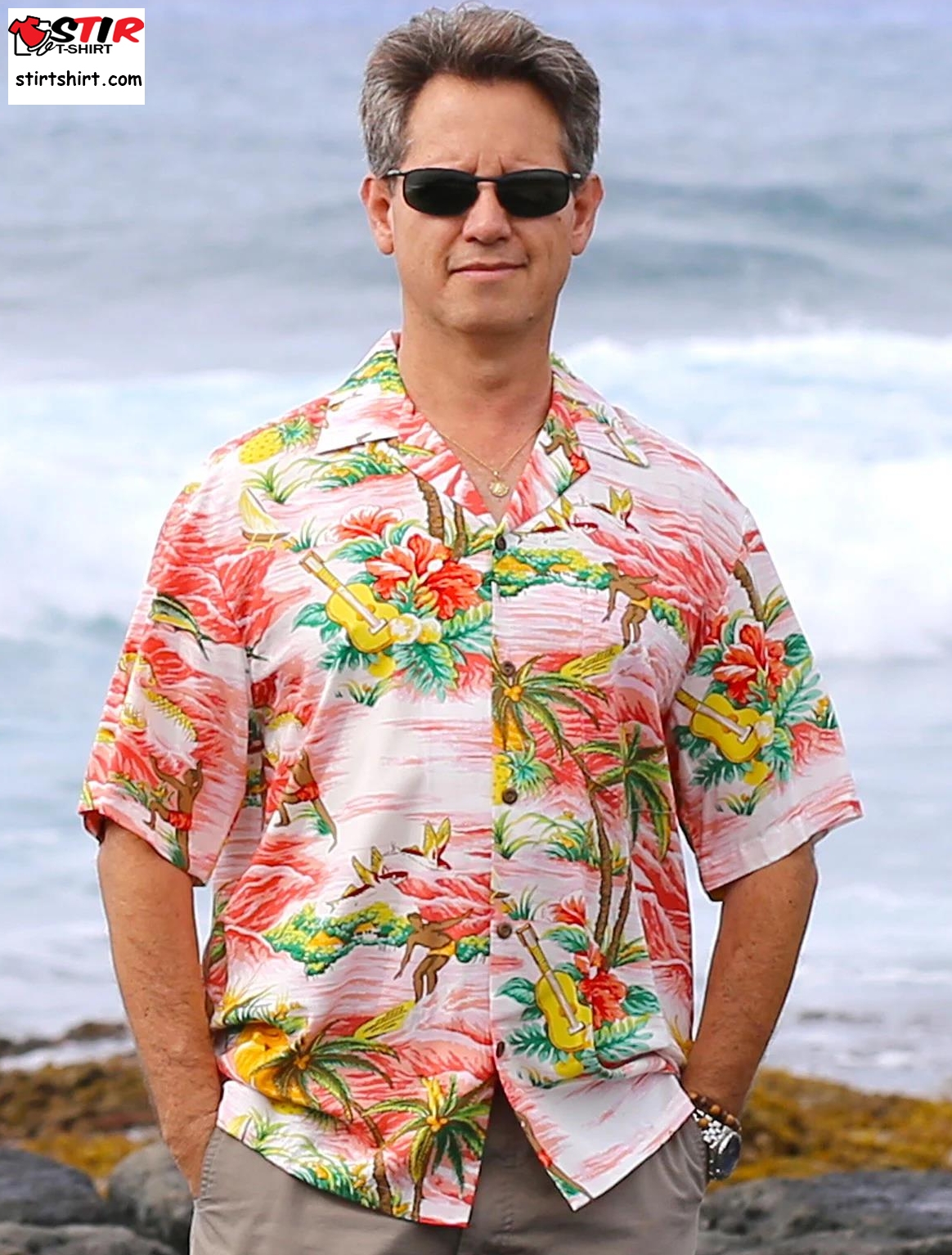 Pali Rayon Relax Fit Hawaiian Shirt   Fits