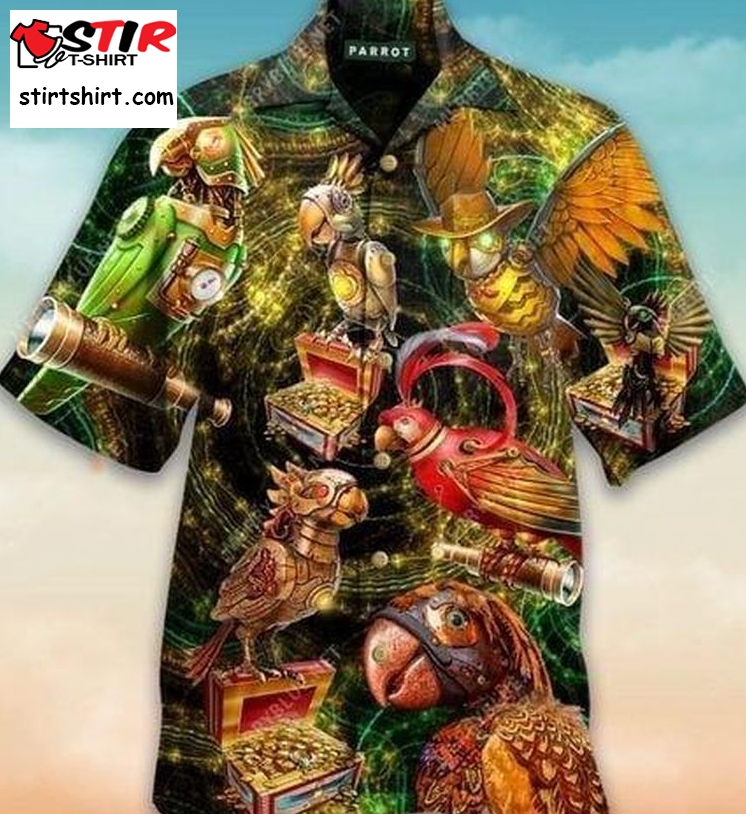 Parrot Hawaiian Shirt Pre12547, Hawaiian Shirt, Beach Shorts, One Piece Swimsuit, Polo Shirt, Personalized Shirt, Funny Shirts, Gift Shirts