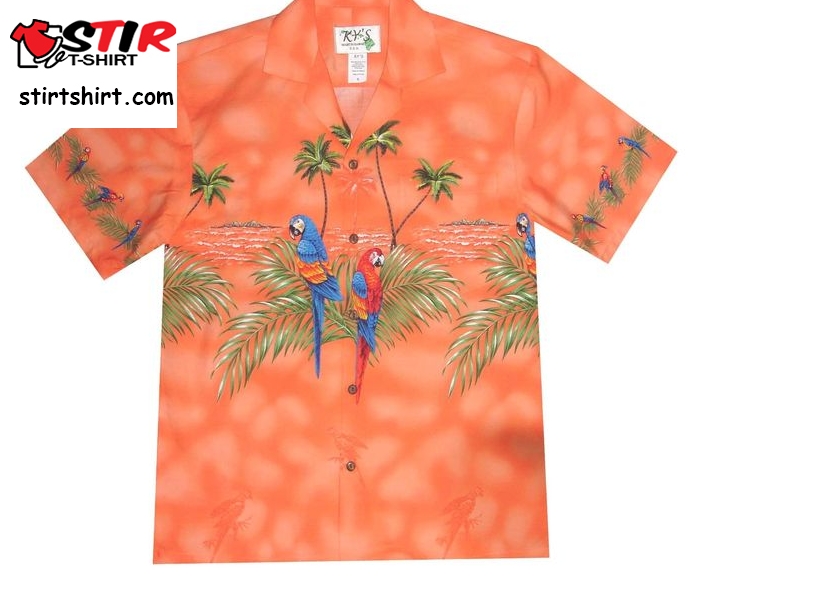 Parrot Island Chest Band Hawaiian Shirt Made In Hawaii, Usa  Ky's Hawaiian Shirts Matching Couples Outfits  Funny Hawaii Shirts