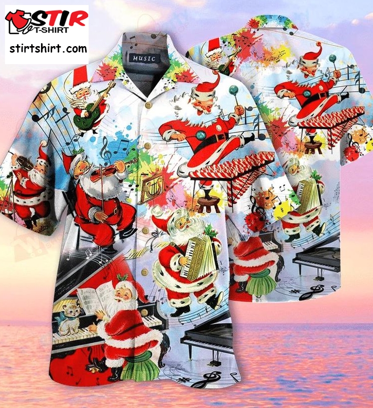 Party Music On Christmas Hawaiian Shirt Pre12554, Hawaiian Shirt, Beach Shorts, One Piece Swimsuit, Polo Shirt, Personalized Shirt, Funny Shirts