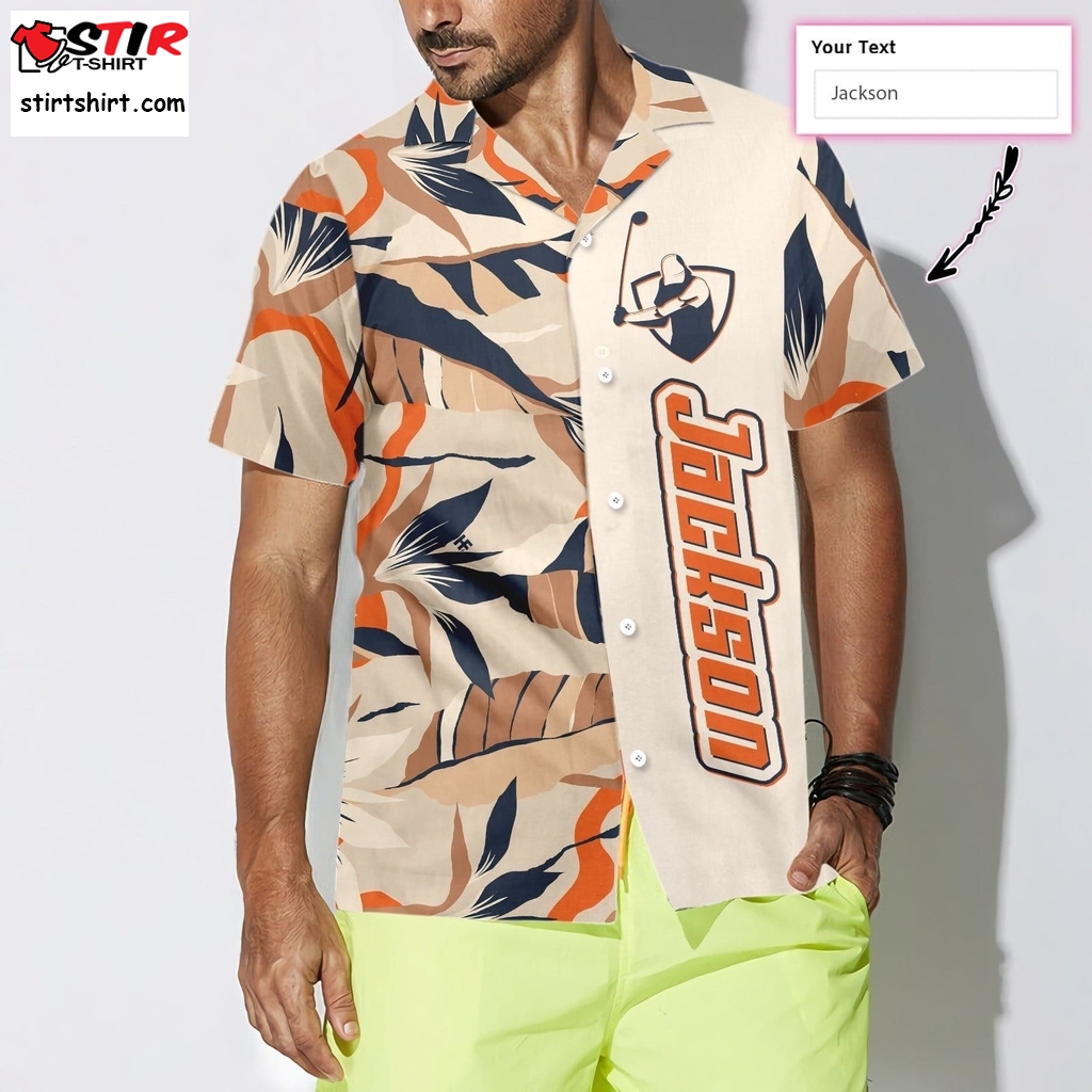 Personalized Modern Exotic Jungle Golfaholic Hawaiian Aloha Shirts Dh  Golf s