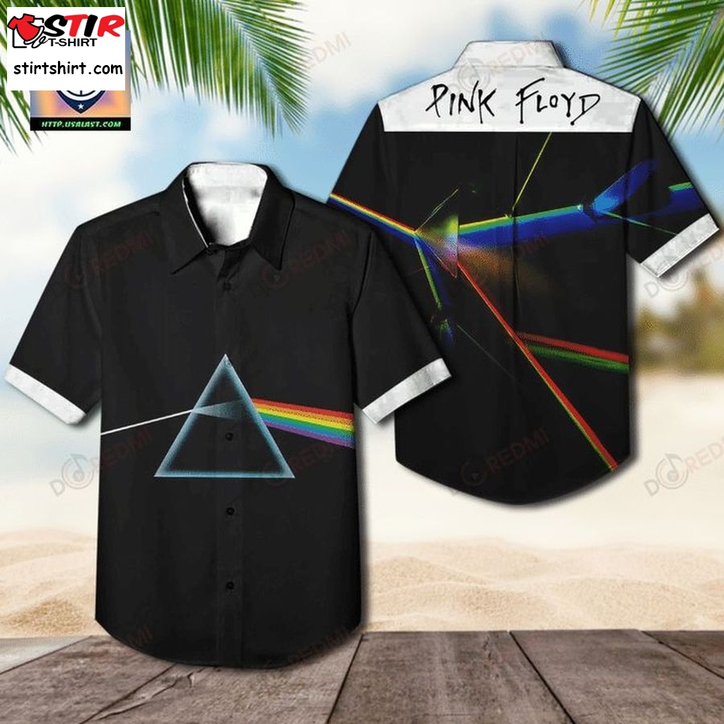 Pink Floyd The Dark Side Of The Moon Casual 3D Shirt  s Pink