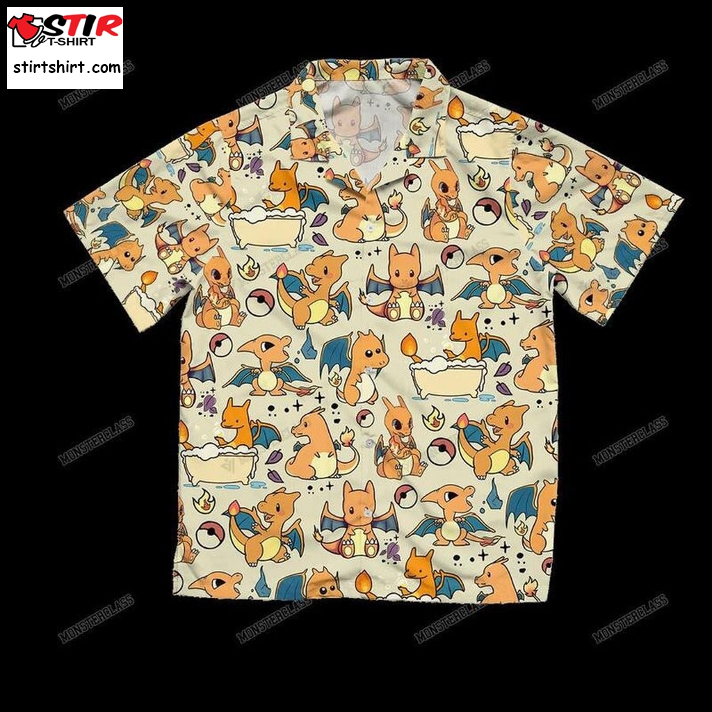 Pokemon Charizard Hawaiian Shirt Short  Pokemon s