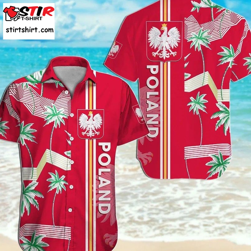 Poland Hawaiian Shirt Pre11264, Hawaiian Shirt, Beach Shorts, One Piece Swimsuit, Polo Shirt, Personalized Shirt, Funny Shirts, Gift Shirts
