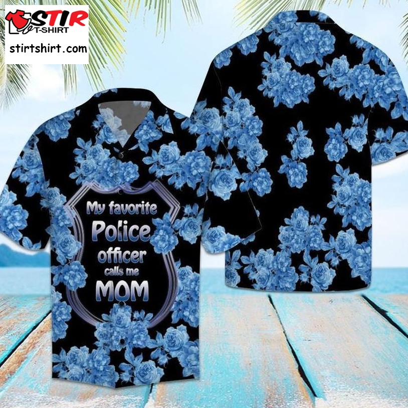 Police Mom Hawaiian Shirt Pre12473, Hawaiian Shirt, Beach Shorts, One Piece Swimsuit, Polo Shirt, Personalized Shirt, Funny Shirts, Gift Shirts