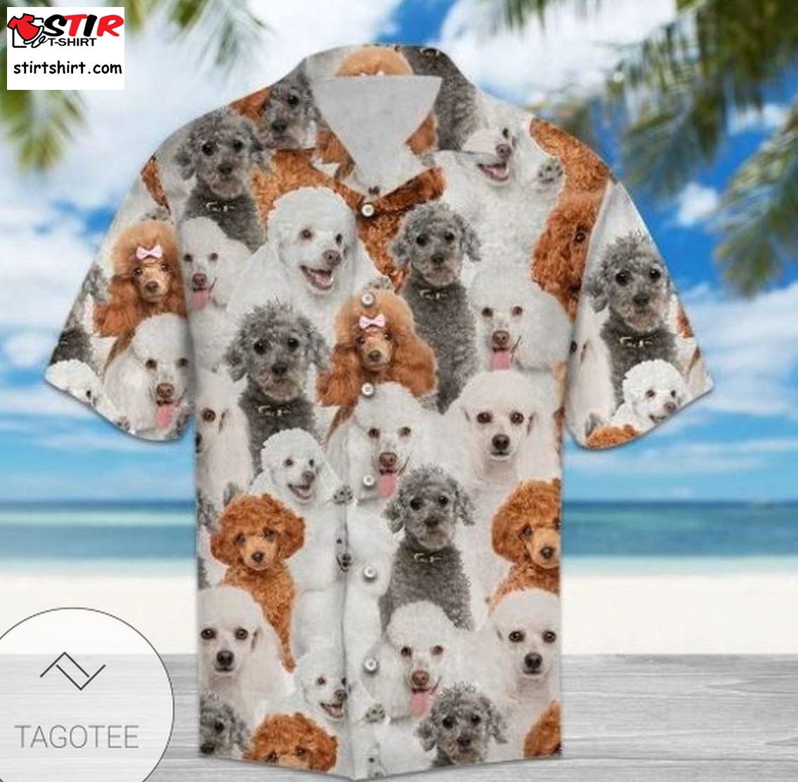 Poodle Funny Dog Authentic Hawaiian Shirt 2023S 3D Hl