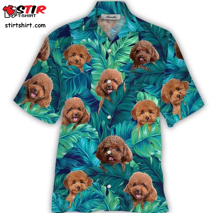 Poodle Hawaiian Shirt Pre10245, Hawaiian Shirt, Beach Shorts, One Piece Swimsuit, Polo Shirt, Personalized Shirt, Funny Shirts, Gift Shirts
