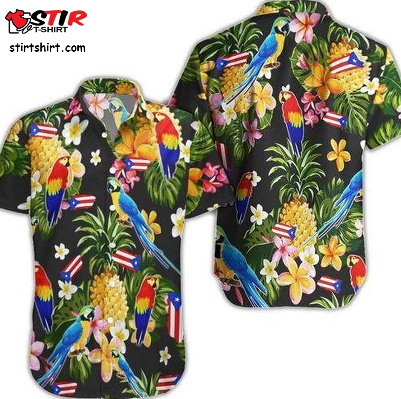 Puerto Rico Tropical Hawaiian Shirt Pre10998, Hawaiian Shirt, Beach Shorts, One Piece Swimsuit, Polo Shirt, Personalized Shirt, Funny Shirts