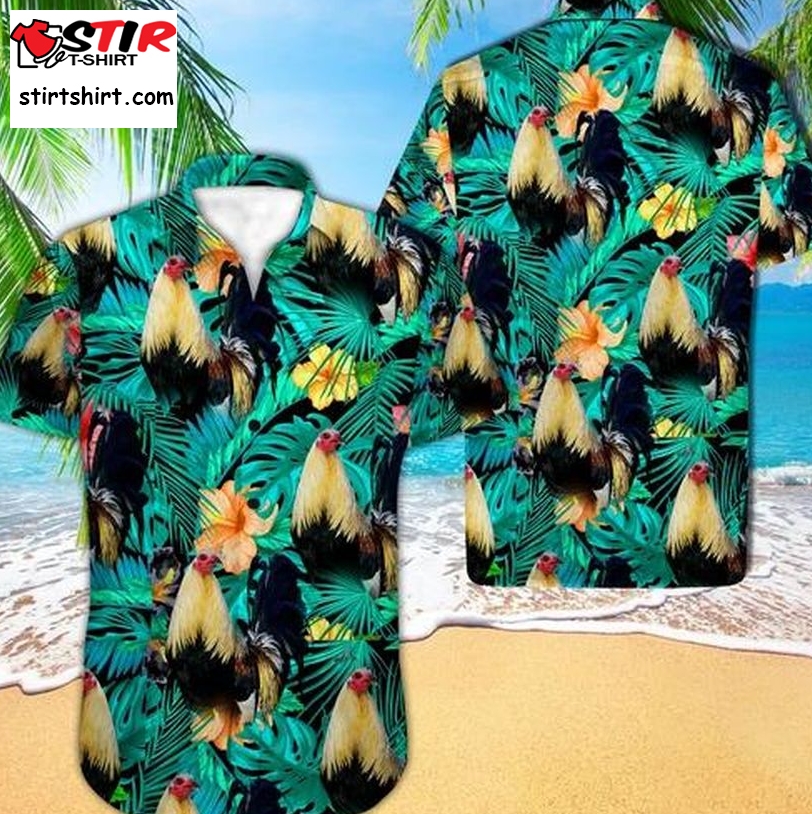 Rooster Hawaiian Shirt Pre10990, Hawaiian Shirt, Beach Shorts, One Piece Swimsuit, Polo Shirt, Personalized Shirt, Funny Shirts, Gift Shirts