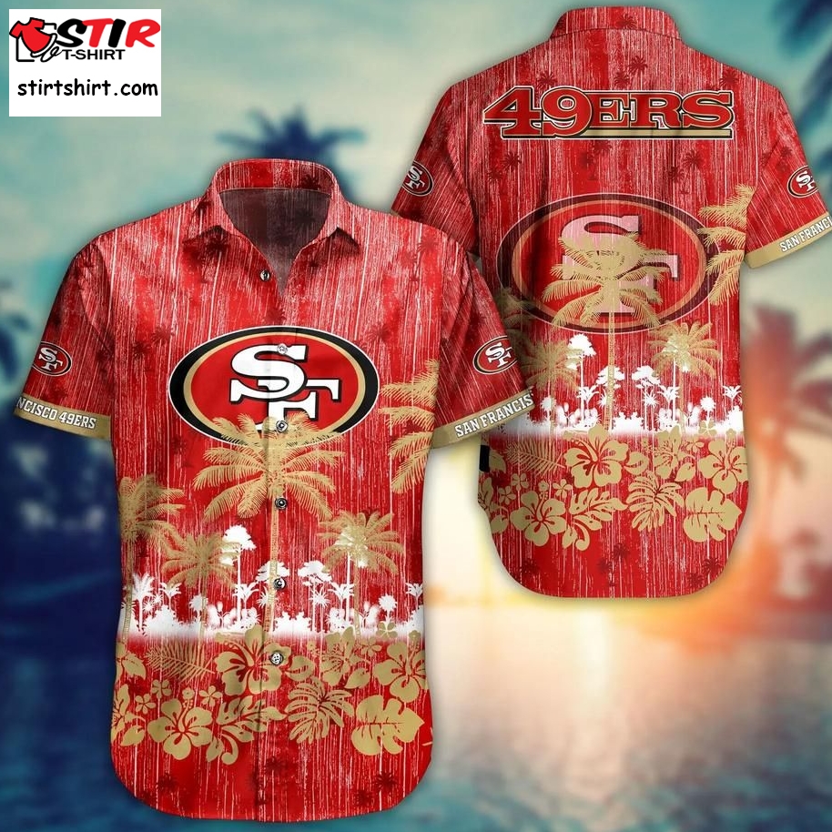 San Francisco 49Ers Nfl Hawaii Graphic Tropical Pattern Style Summer Hawaiian Shirt  49ers 