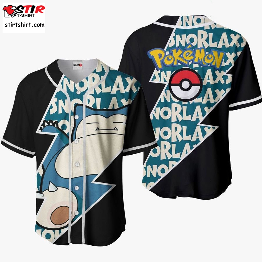 Snorlax Jersey Shirt Pokemon Anime For Otaku  Pokemon s