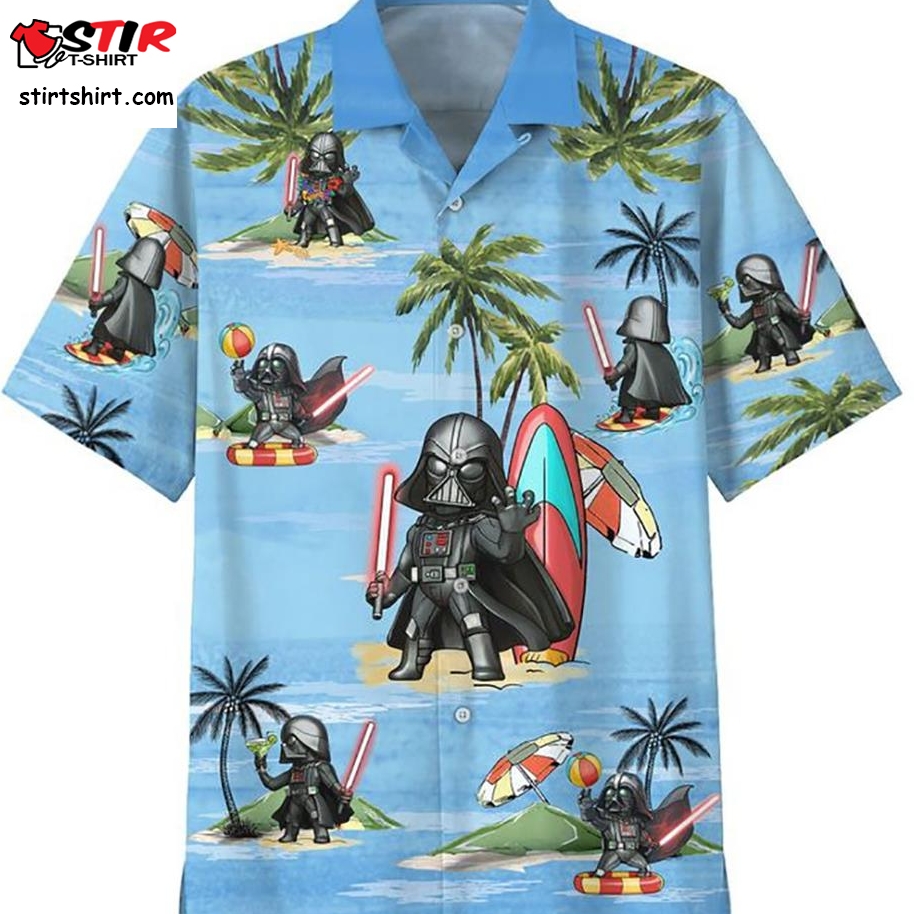 Star Wars Hawaiian Shirt Characters Darth Vader Boba Fett Hawaiian Shirt