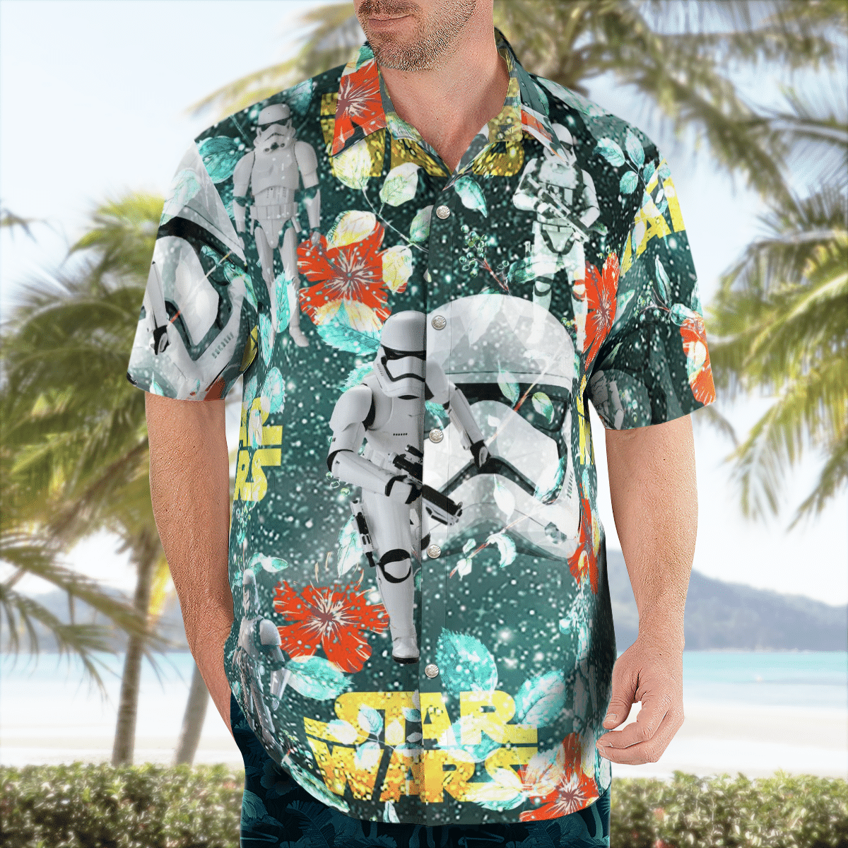 Stormtrooper Star Wars Hawaiian Shirts, Beach Shortpng  Stormtrooper 