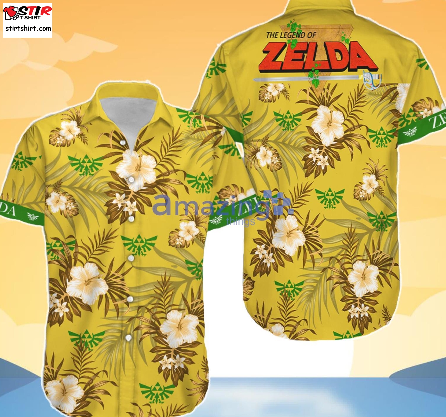 The Legend Of Zelda Combo Hawaiian Shirt And Shorts