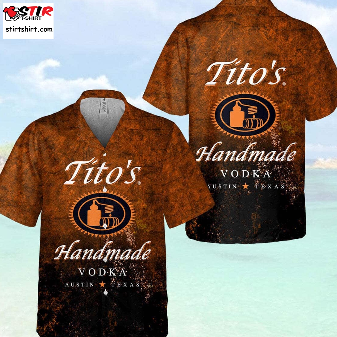 Tito_S Handmade Vodka Hawaiian Shirtss  Tito's 
