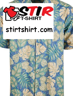 Tori Richard Men_S Henna Leaves Printed Hawaiian Shirt  Tori Richards 