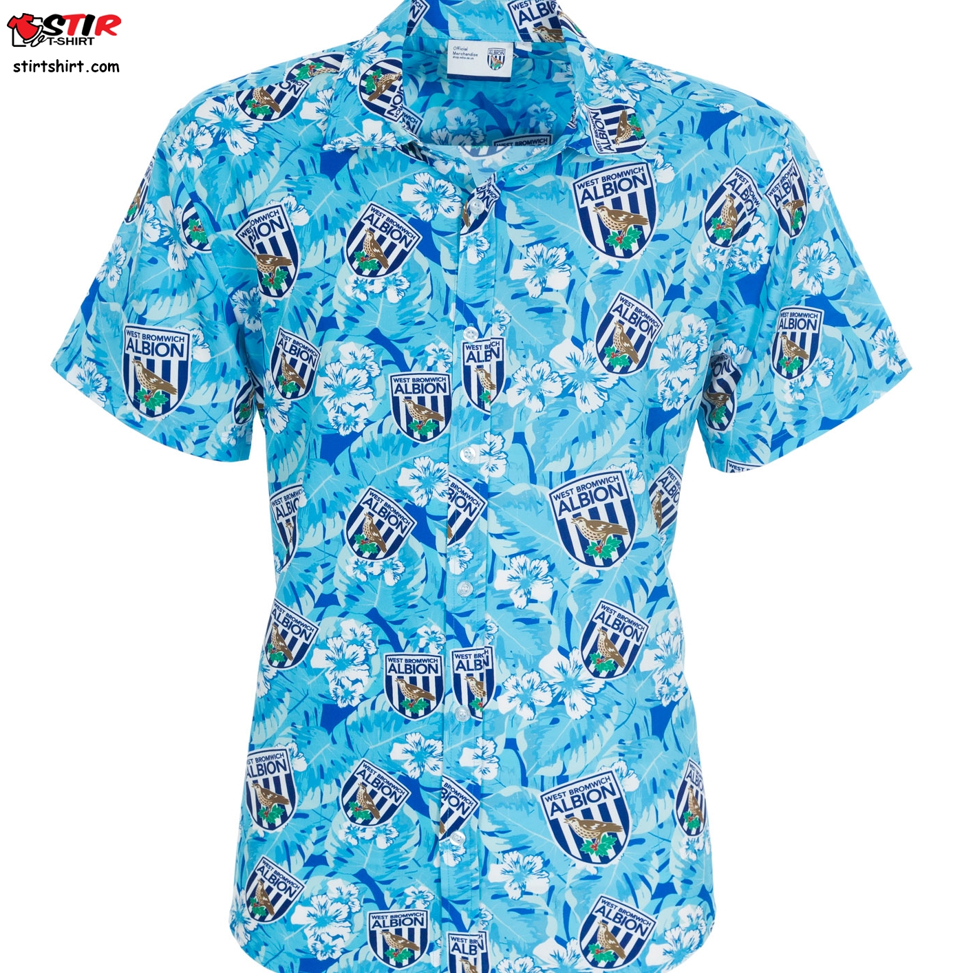 Wba Hawaiian Shirt  Teal 