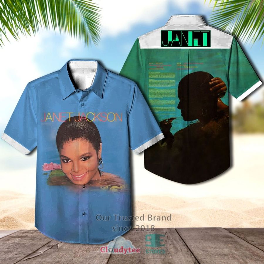 1982 Janet Jackson Hawaiian Shirt  