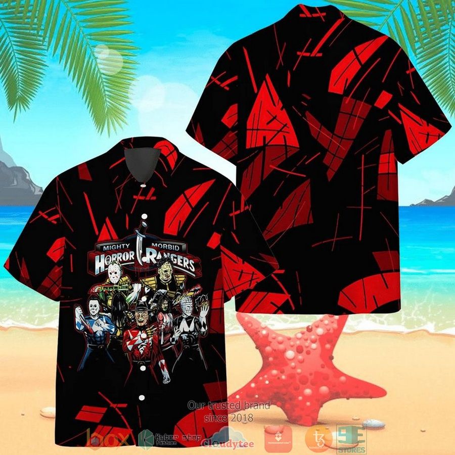 3D Horror Rangers Hawaiian Shirt  