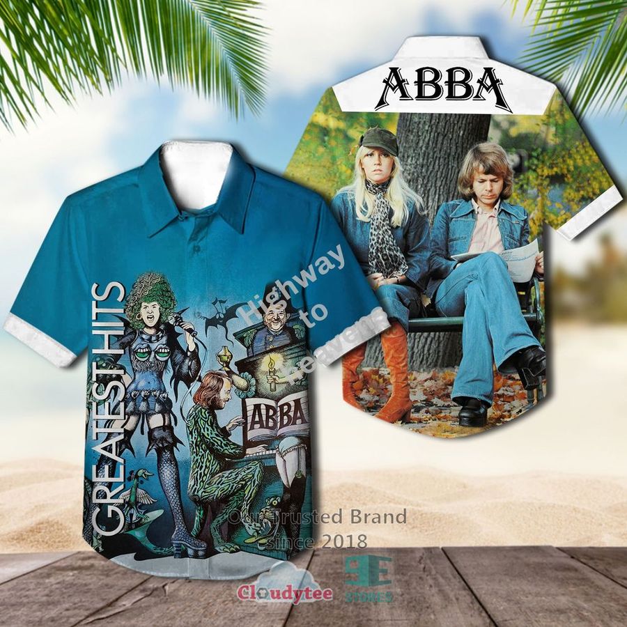 Abba Greatest Hits 1975 Casual Hawaiian Shirt  