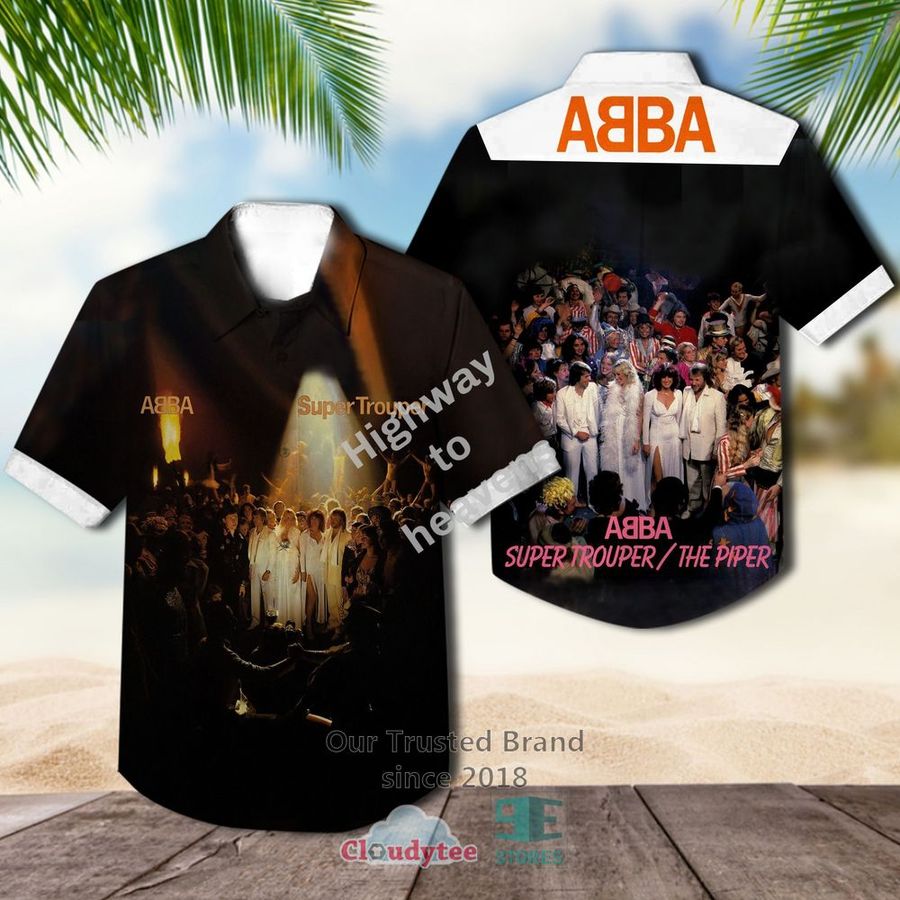 Abba Super Trouper 1980 Casual Hawaiian Shirt  