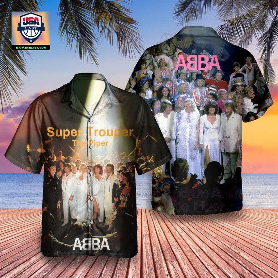 Abba Super Trouper Album Hawaiian Shirt
