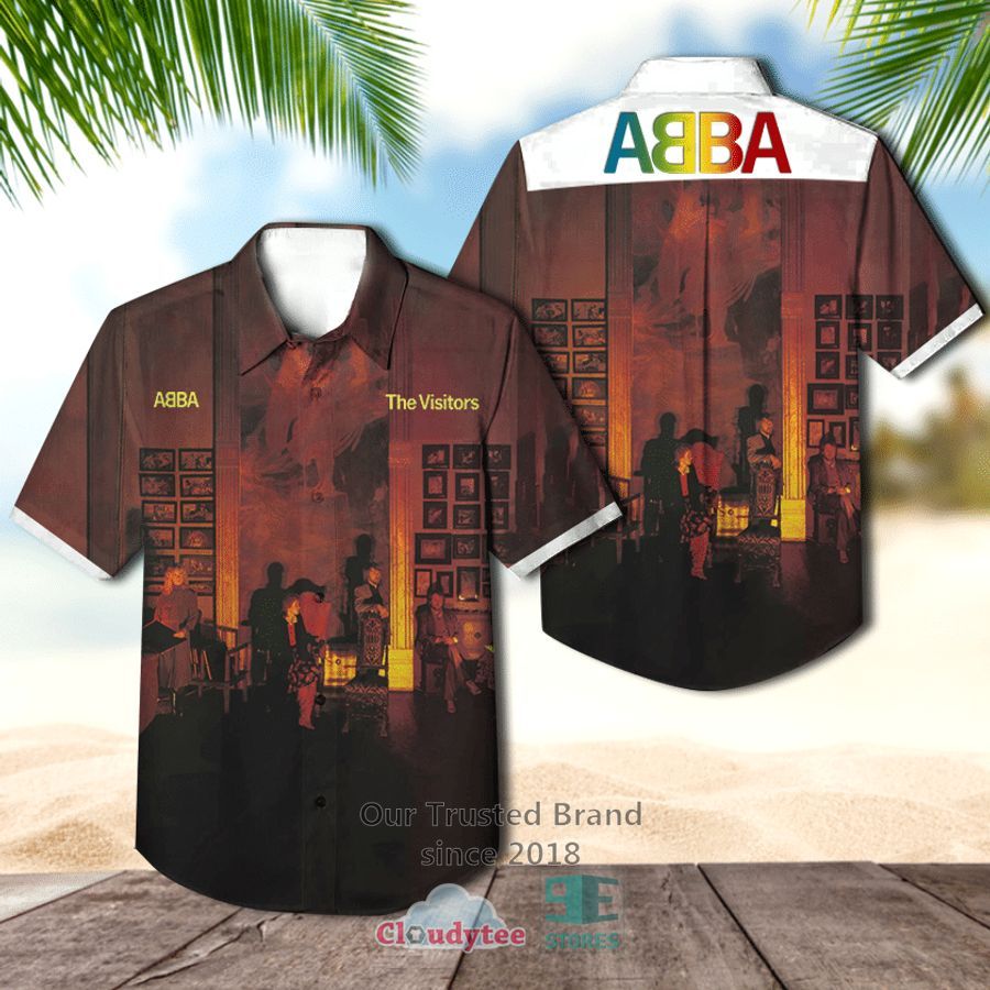 Abba The Visitors Album Casual Hawaiian Shirt  
