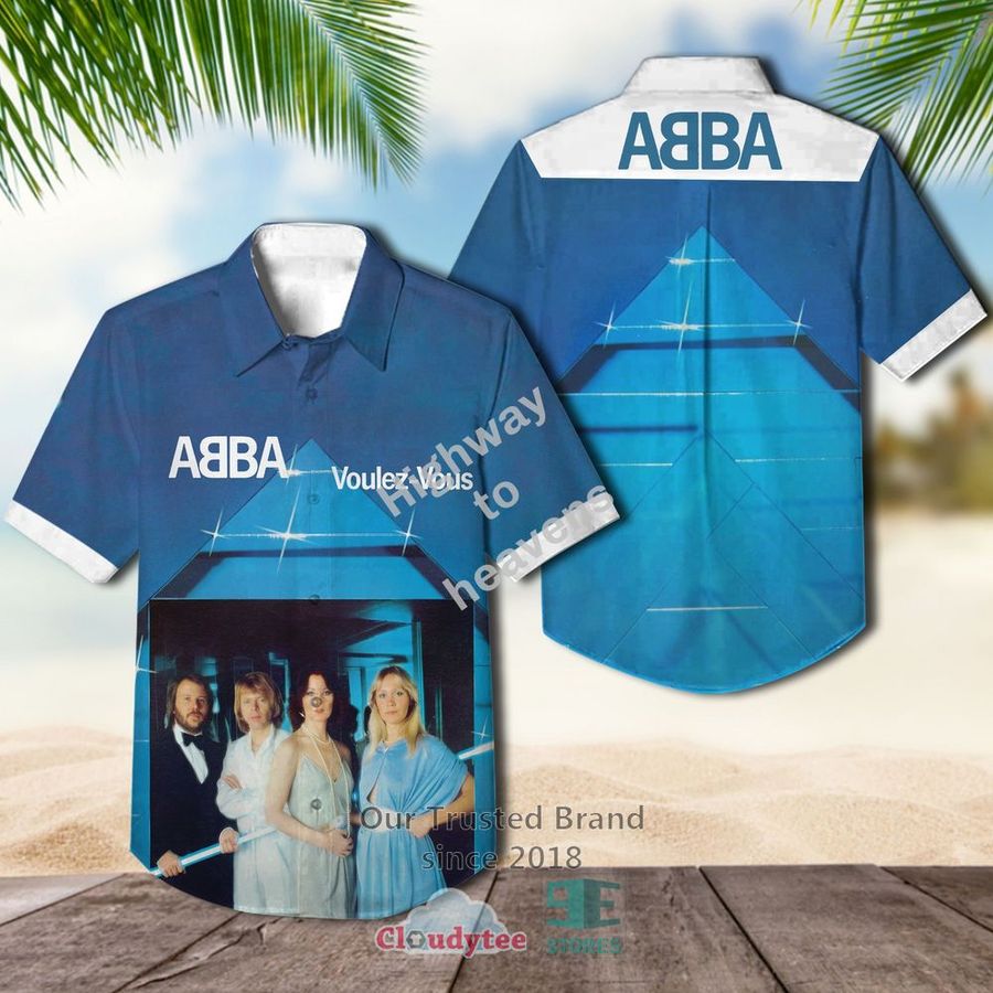 Abba Voulez Vous 1979 Casual Hawaiian Shirt  