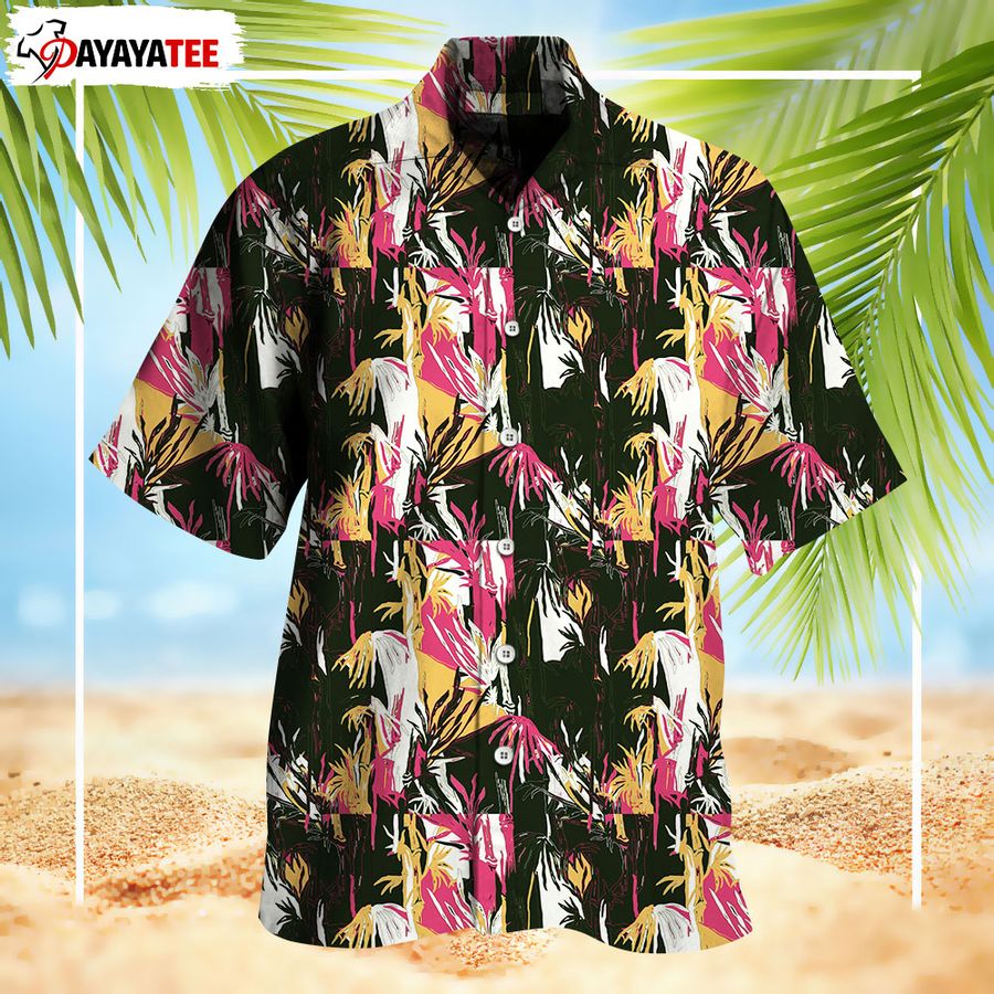 Abstract Tropical Hawaiian Shirt For Summer Trip 