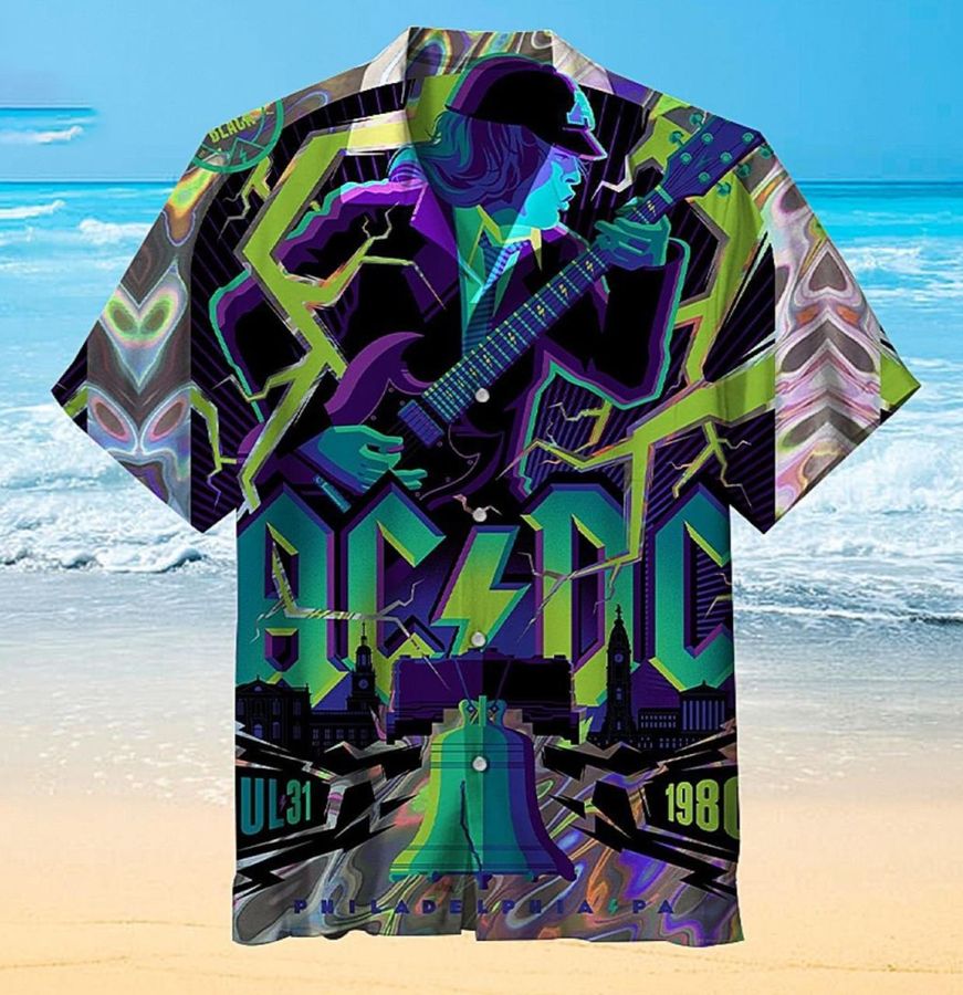 Ac Dc Hawaiian Shirt