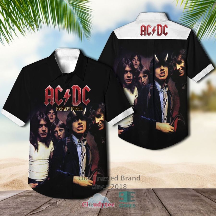 Ac Dc Highway To Hell Albums Hawaiian Shirt  