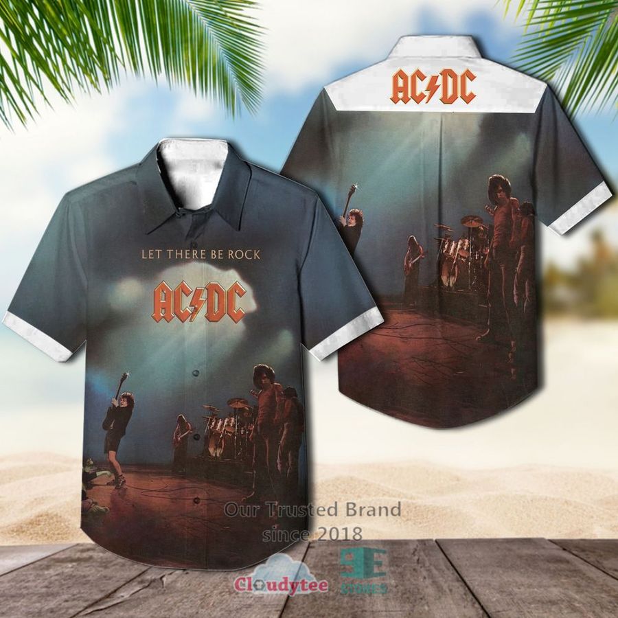Ac Dc Let There Be Rock Albums Hawaiian Shirt  
