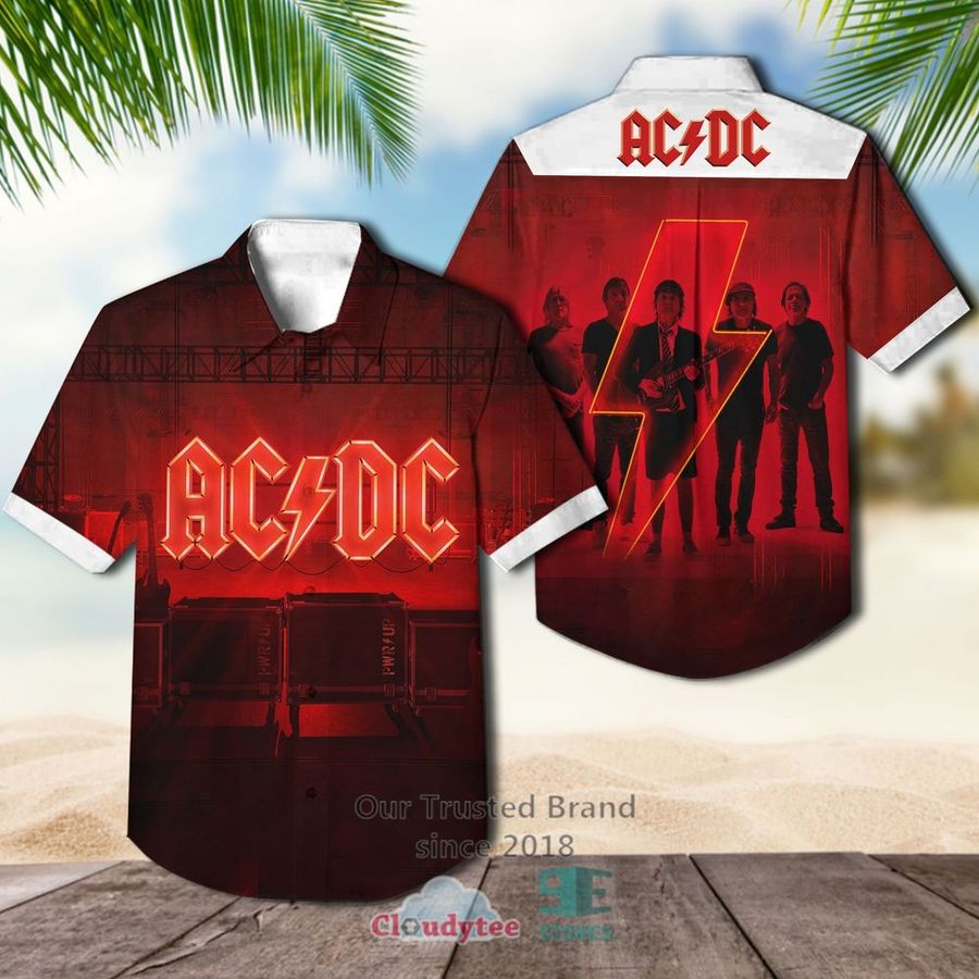 Ac Dc Power Up Albums Hawaiian Shirt  