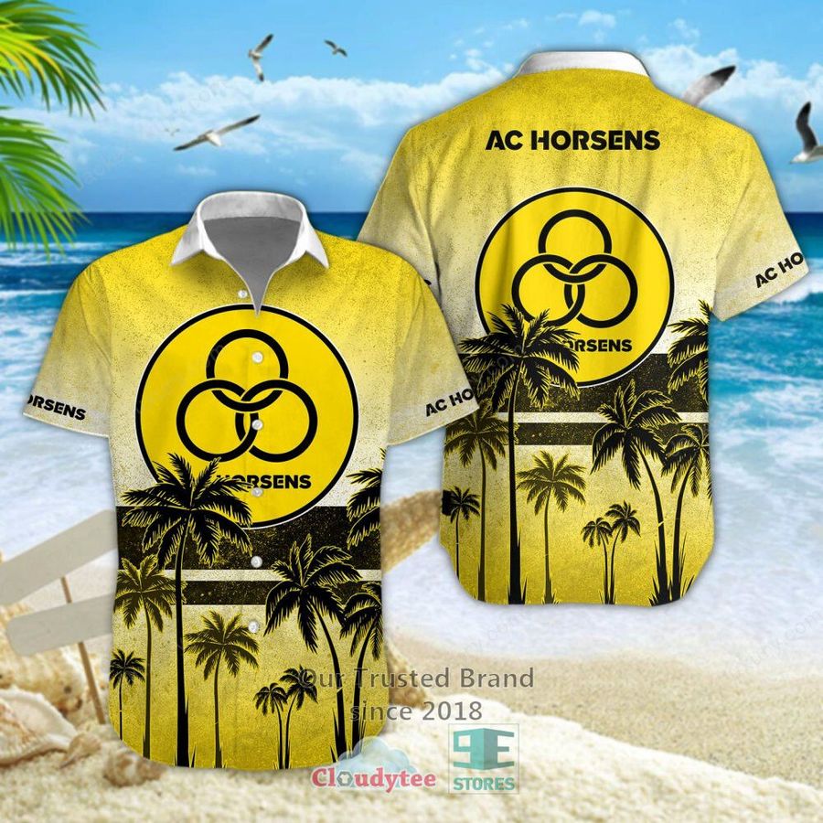 Ac Horsens Coconut Hawaiian Shirt, Short  