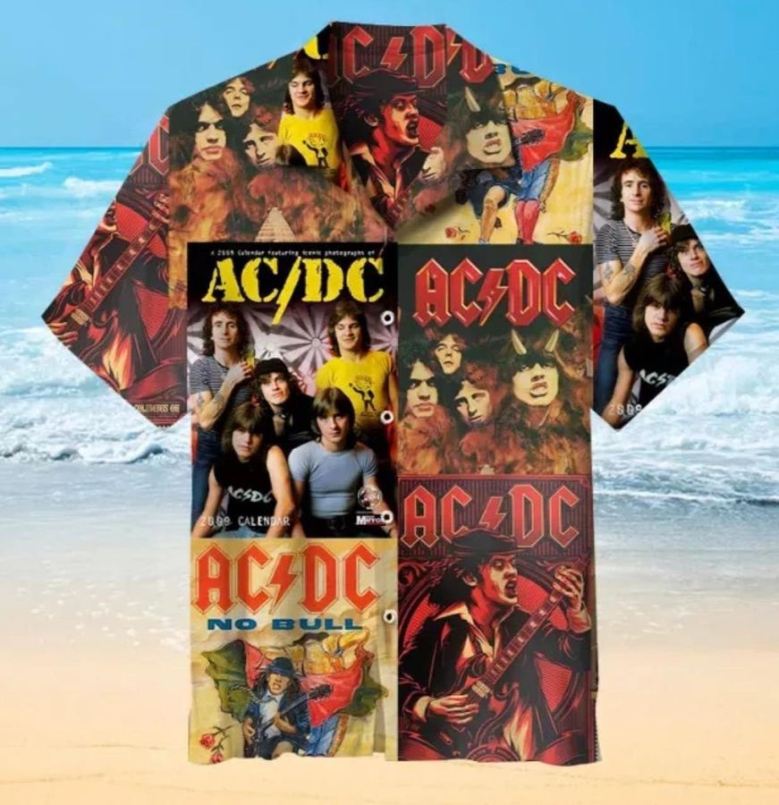 Acdc Band Hawaiian Shirt