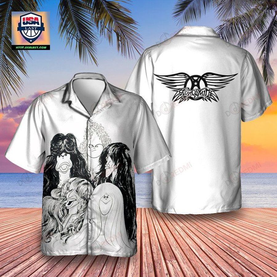 Aerosmith Draw The Line 1977 Album Hawaiian Shirt