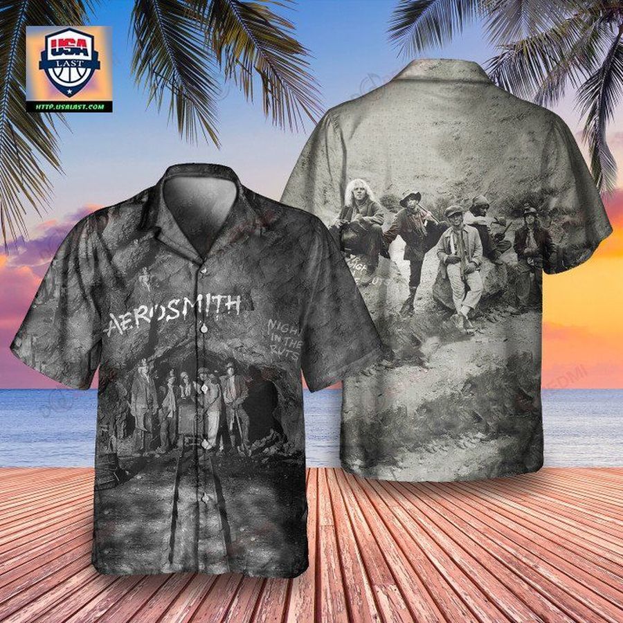 Aerosmith Night In The Ruts 1979 Album Hawaiian Shirt