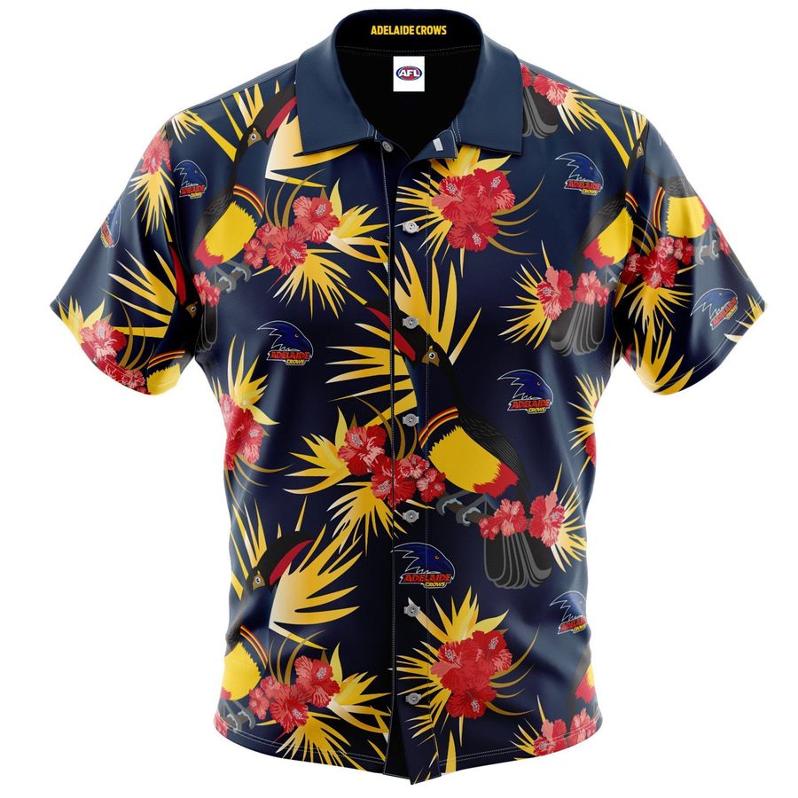 Afl Adelaide Crows Hawaiian Shirt   756