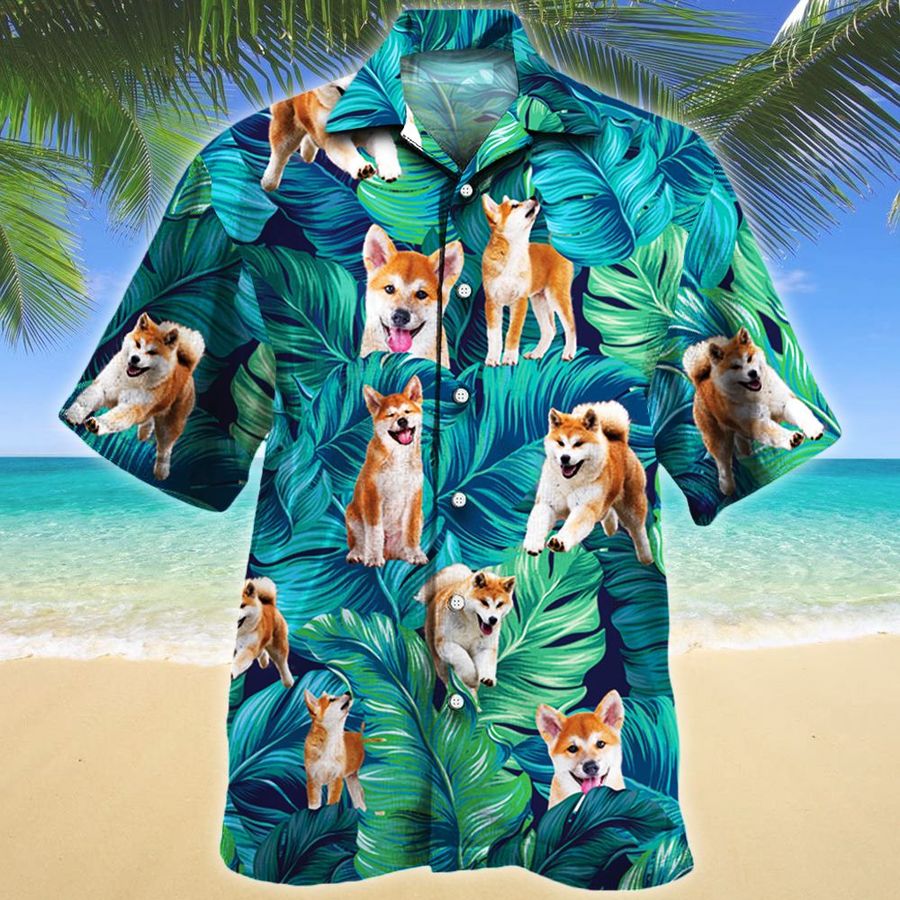 Akita Dog Lovers Gift Hawaiian Shirt