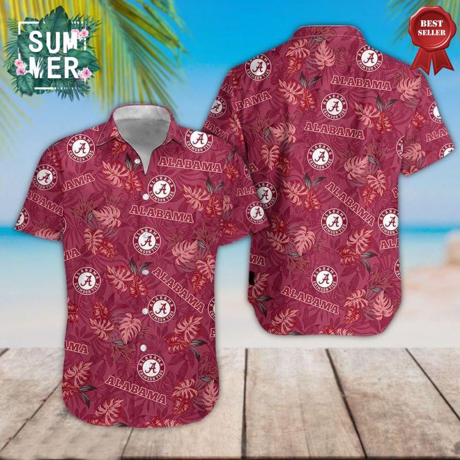 Alabama Crimson Tide Aloha Shirt Authentic Hawaiian Shirt 2023