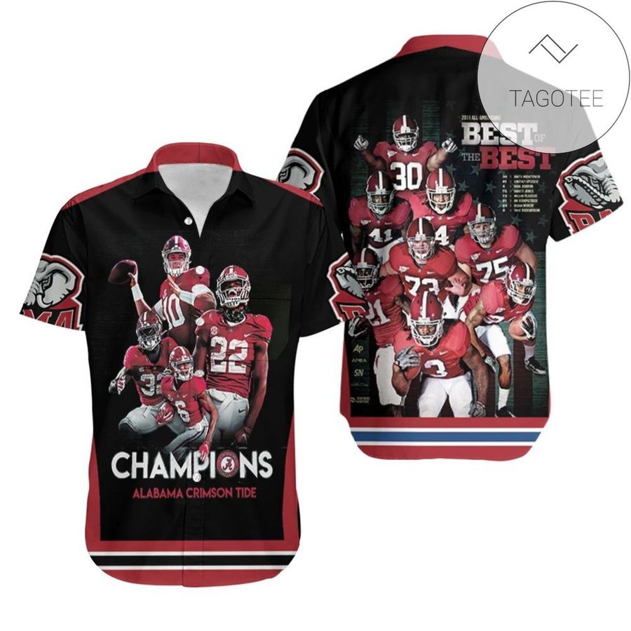 Alabama Crimson Tide Champions 1 Authentic Hawaiian Shirt 2023