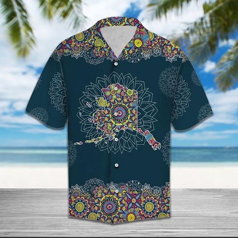 Alaska Mandala Hawaiian Shirt Button Up Shirt