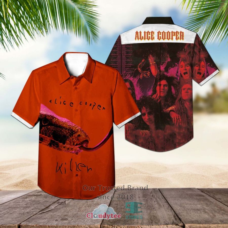 Alice Cooper Killer 1971 Casual Hawaiian Shirt  