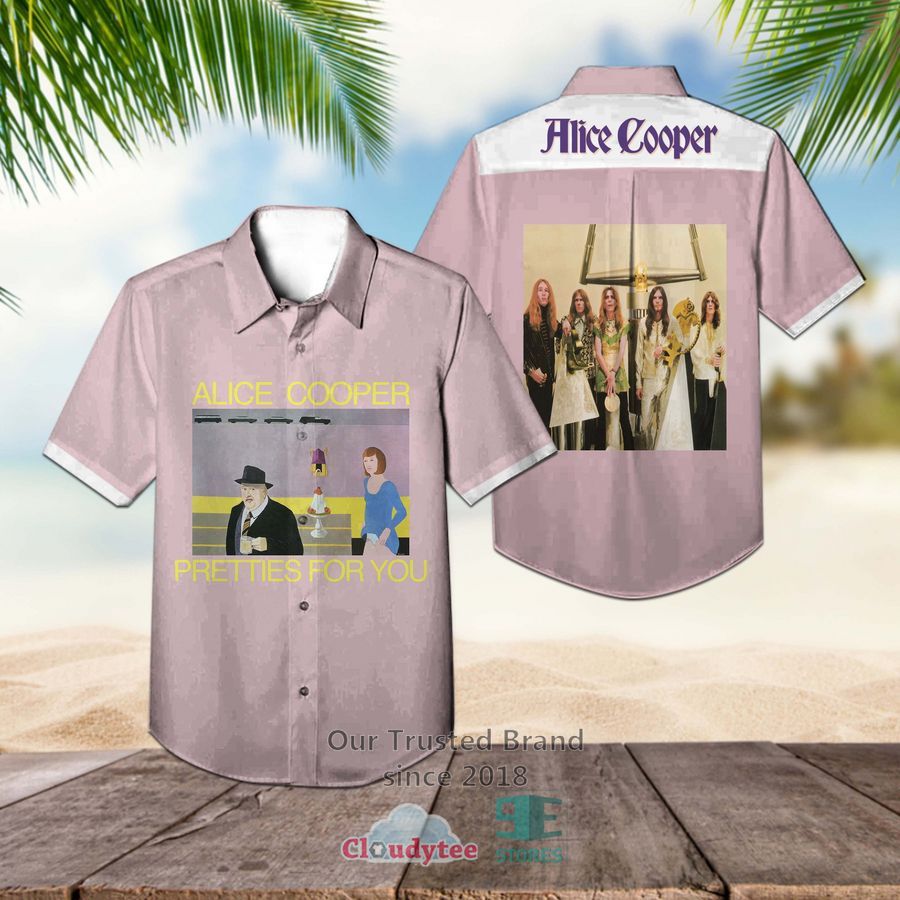 Alice Cooper Pretties For You Hawaiian Casual Shirt  