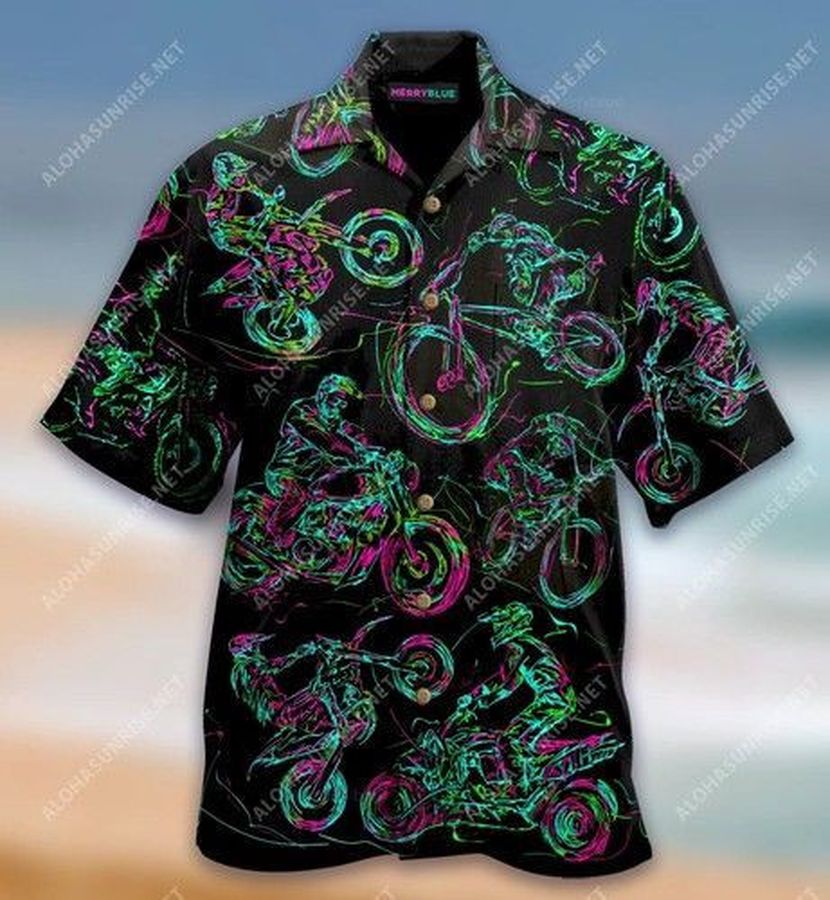 All About Amazing Motorcycle And Bicycle Unisex Hawaiian Shirt