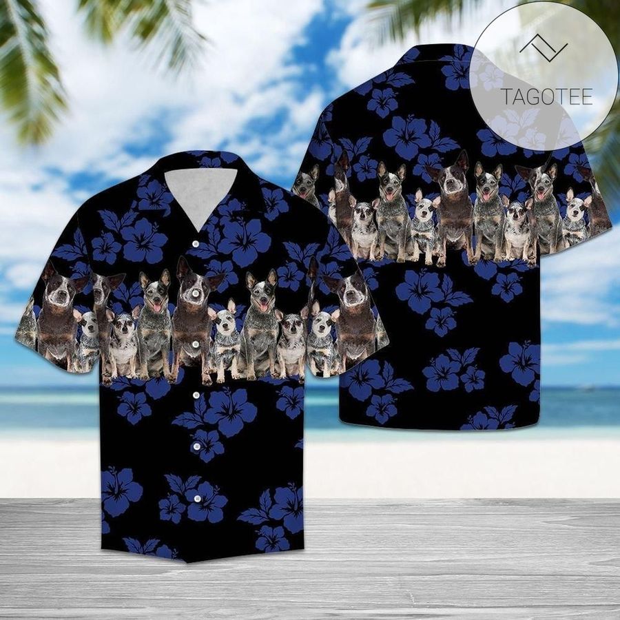Aloha Shirt Awesome Australian Cattle Dog Tg5720 Authentic Hawaiian Shirt 2023