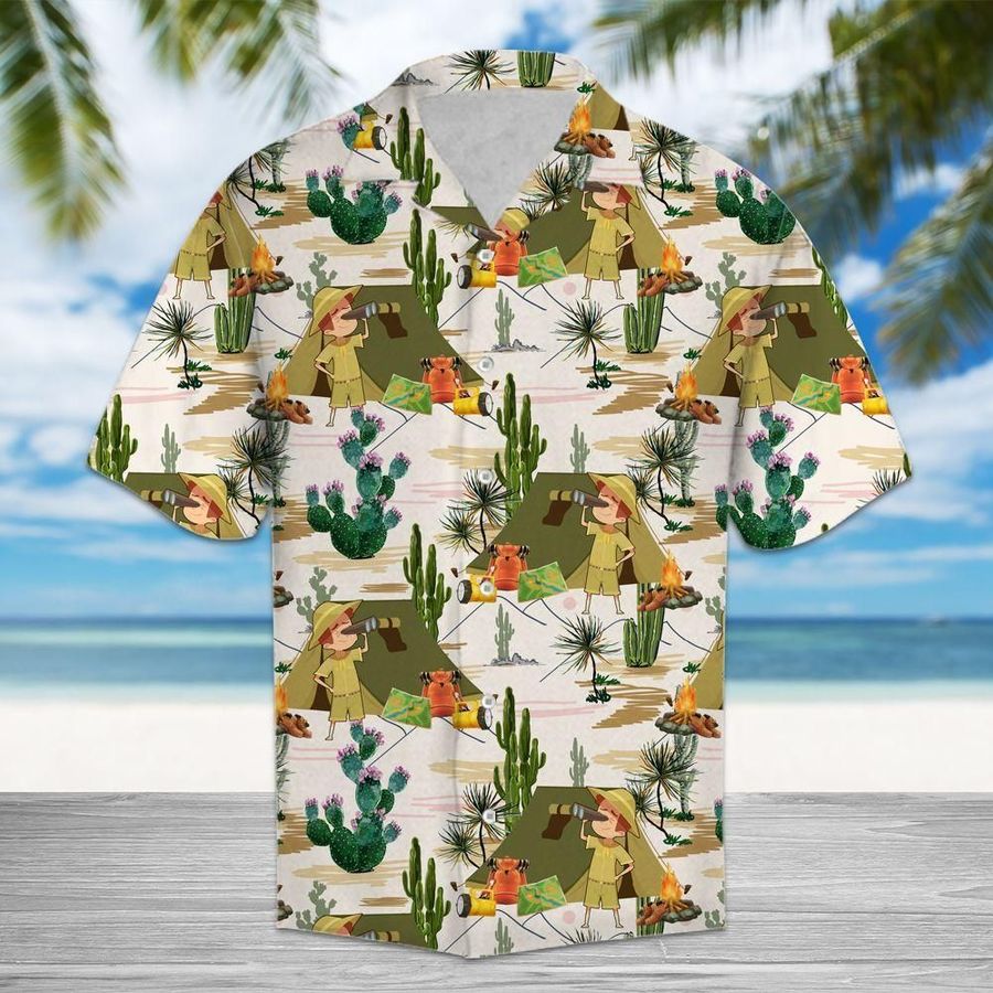Aloha Shirt Cactus Scout H207040 Hawaiian Shirt