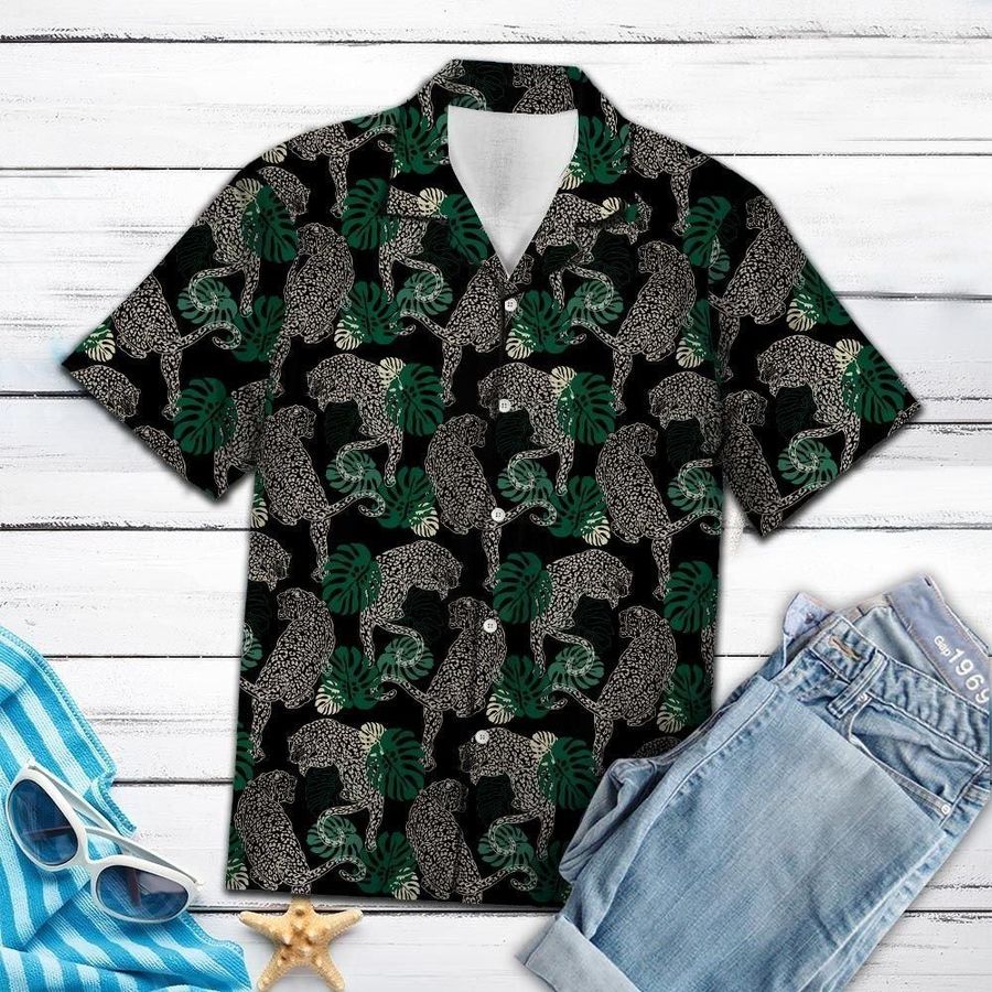 Aloha Shirt Leopard Forest T1607 Hawaiian Shirt