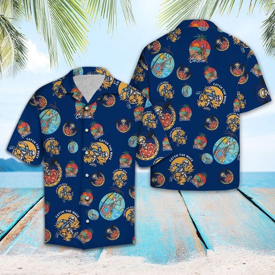 Aloha Shirt Skull Ready For Summer Tg5717 Hawaiian Shirt   2517