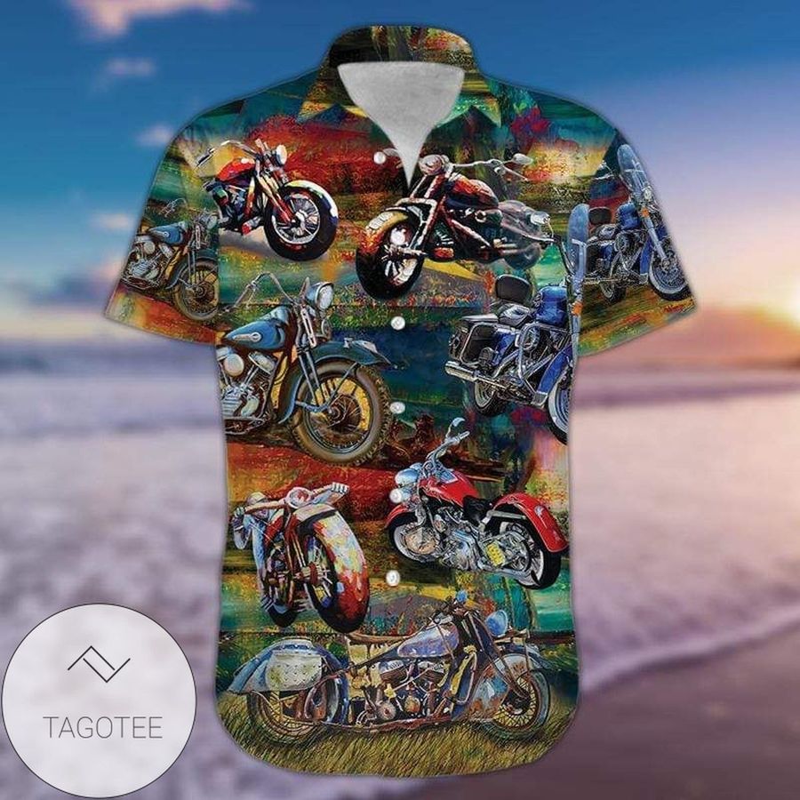 Amazing Freedom Is A Full Tank Motorcycles Authentic Hawaiian Shirt 2023S 260221H